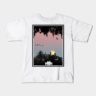 Dornoch Terrace Moonrise Kids T-Shirt